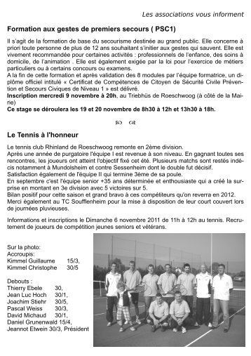 Blättel novembre web1.pdf - Mairie de Roeschwoog