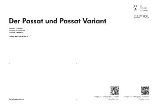 Der Passat und Passat Variant