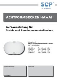 Achtformbecken hAWAII - SCP Germany GmbH