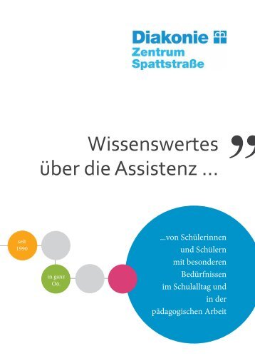 Wissenswertes über die Assistenz ... - Zentrum Spattstrasse