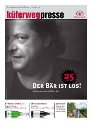 Kueferwegpresse 61 - Weinhandlung am Küferweg AG