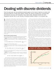 Dealing with discrete dividends - CMAP