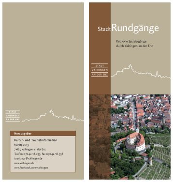 Stadtrundgänge - Stadt Vaihingen an der Enz