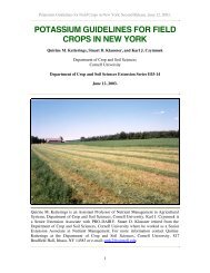 potassium guidelines for field crops in new york - Purdue Agriculture