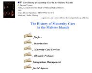 The History of Maternity Care in the Maltese Islands - Search