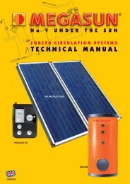 TECHNICAL MANUAL - Megasun Solar Systems