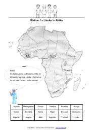 Station 1 – Länder in Afrika - Monnerecher Schoulen