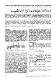 Numerical method of computing impedances of a three-phase ...