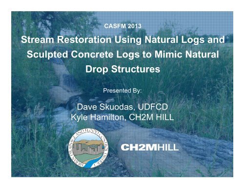 Stream Restoration Using Natural Logs and Sculpted Concrete Logs ...