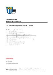 Gemeinderichtplan Teil Verkehr Bericht - Gemeinde Kerzers