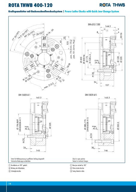 20 13 Drehfutter Lathe Chucks 2013