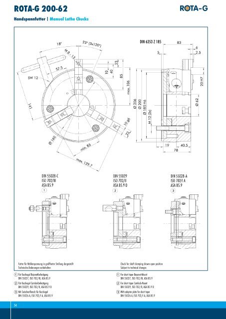 20 13 Drehfutter Lathe Chucks 2013