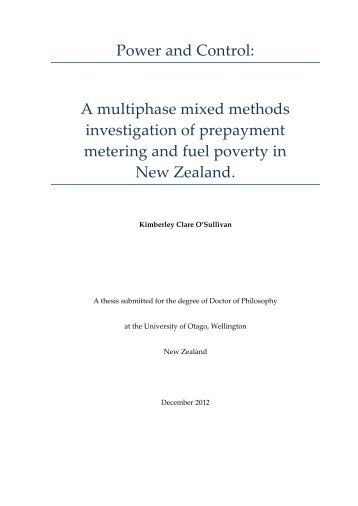 A multiphase mixed methods investigation of prepayment metering ...