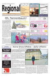 Weihnachts- Zeitung - Regional