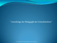 Grundzüge seiner Pädagogik