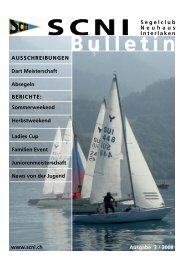 Bulletin - Segelclub Neuhaus-Interlaken am Thunersee