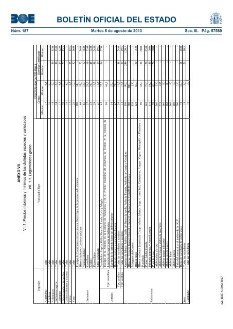 boletín oficial del estado - Besana Portal Agrario