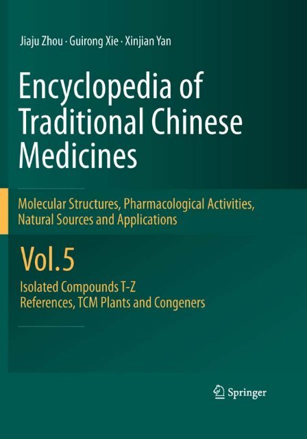 Encyclopedia of Traditional Chinese Medicines