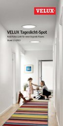 VELUX Tageslicht-Spot - Natürliches Licht für innen liegende Räume