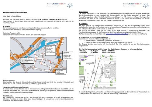Teilnehmer Info TARGOBANK Run 2013.pdf - Duisburg ...