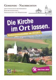 Gemeinde - Nachrichten - Ev. Kirchengemeinden Immenhausen ...