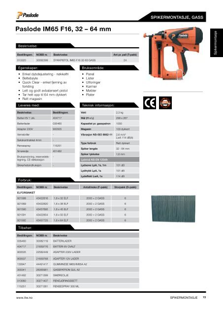 PRODUKTKATALOG2013 - ITW Construction Products AS