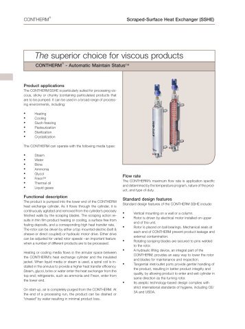 Scraped-Surface Heat Exchanger - Matrix Process Solution