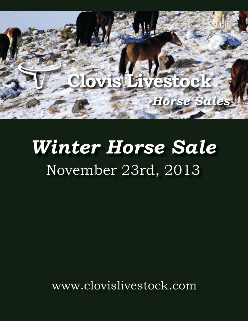 Winter Catalog in PDF - Clovis Livestock