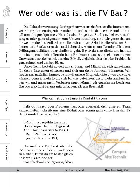 Bauplan 2013/14 - Aktuelles