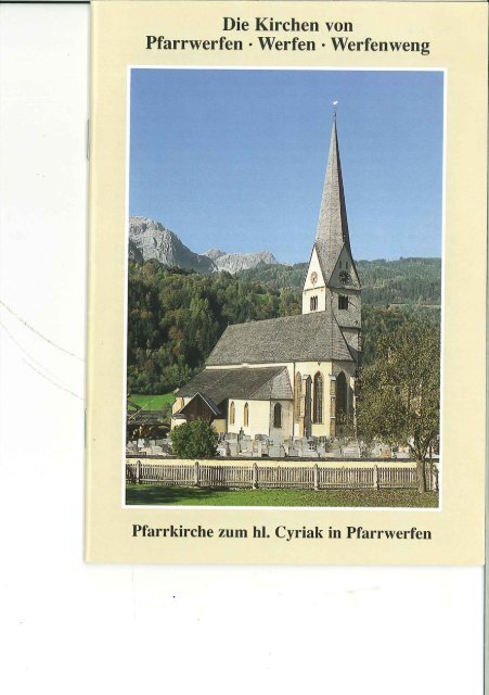 Kirchenführer Pfarrkirche Pfarrwerfen
