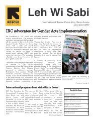 IRC Newsletter Dec07_pdf - International Rescue Committee