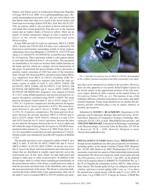 Herpetological Review Herpetological Review - Doczine