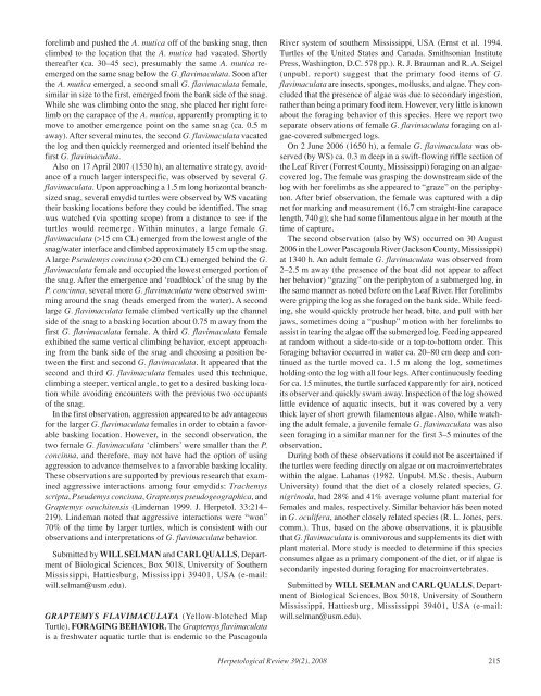 Herpetological Review Herpetological Review - Doczine