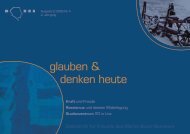 glauben & denken heute - Martin Bucer Seminar