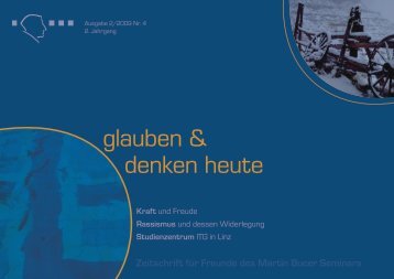 glauben & denken heute - Martin Bucer Seminar