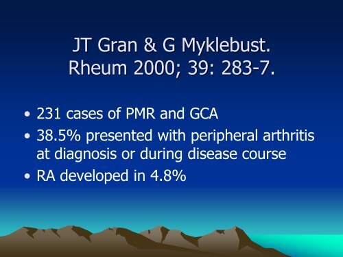 Hot Tips in Rheumatology - General Practice Conference & Medical ...