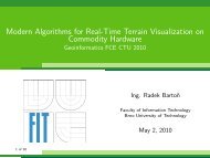 Geoinformatics FCE CTU 2010