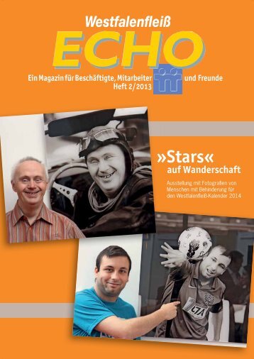 Stars« auf Wanderschaft - Westfalenfleiß GmbH