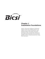 Chapter 1 Installation Foundations - Bicsi