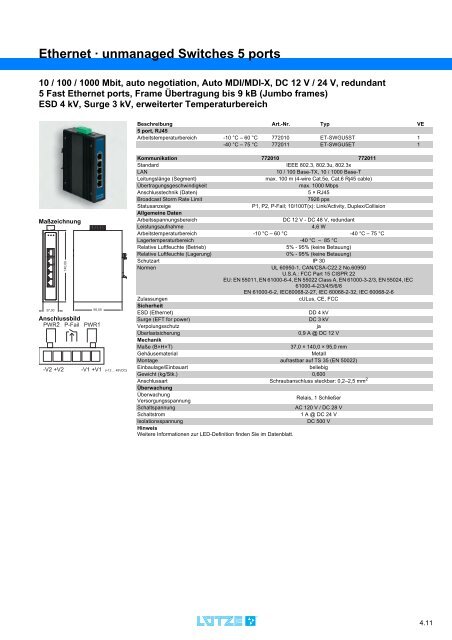 und Anlagen- Automatisierungstechnik - Luetze.com