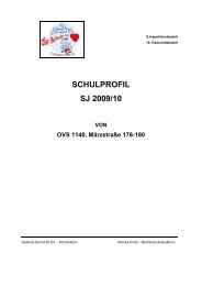 SCHULPROFIL SJ 2009/10 VON OVS 1140, Märzstraße 178-180