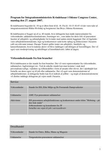 Program for kvindebasar (PDF) - Ny i Danmark