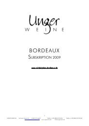Bordeaux Subskription 2012 Unger Weine KG, Frasdorf
