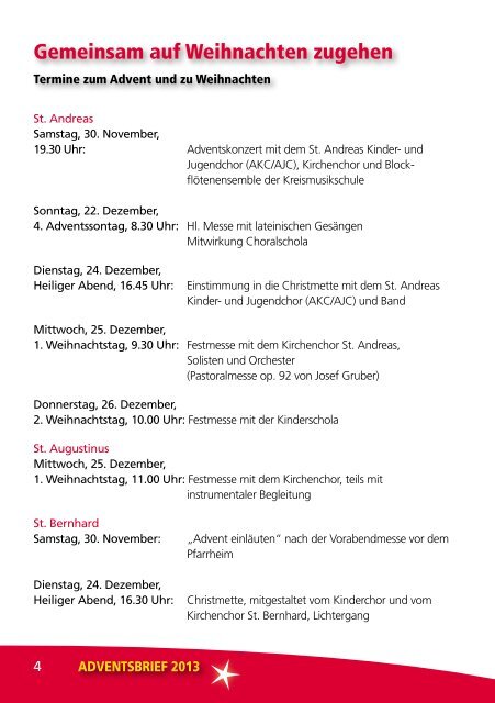 ADVENTSBRIEF 2013 Gemeindeleben - st-andreas-clp.de