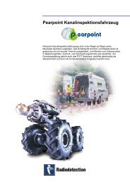 Pearpoint Kanalinspektionsfahrzeug - Radiodetection