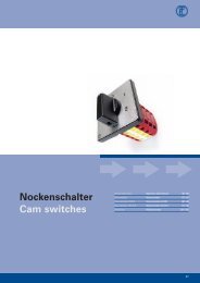 Nockenschalter Cam switches - ELTRON