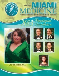 August 2013 The Official Publication of the Dade County Medical ...