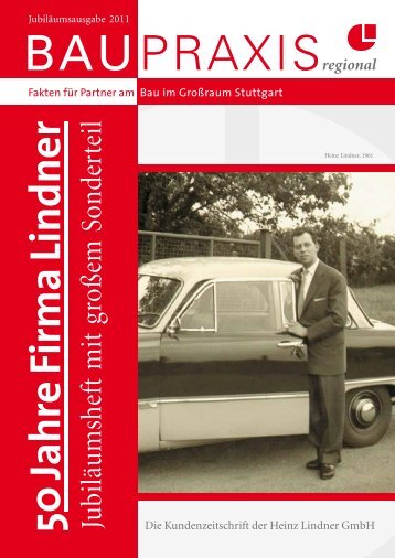 50 Jahre Firm a Lindner - Wertarbeit