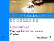 Das Endress+Hauser Sparbuch (PDF-Format)