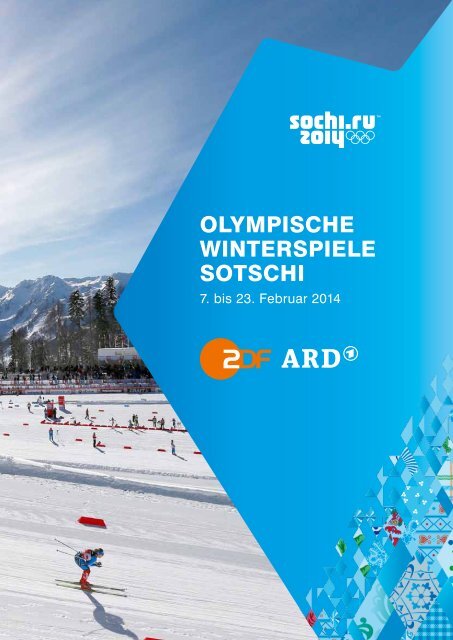 Olympische Winterspiele sOtschi - ZDF Presseportal